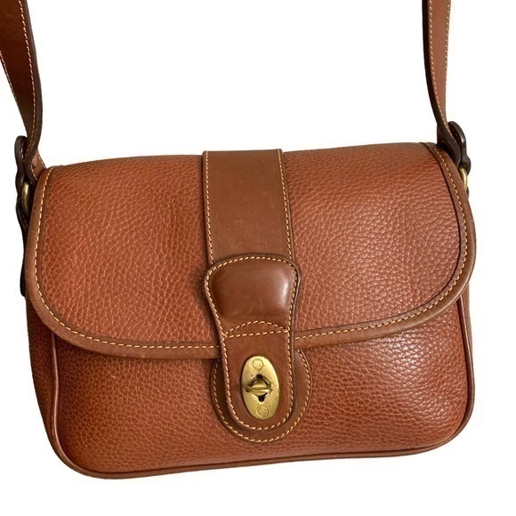 Coach Vintage Sheridan Mayfield Bag #4224 Brown Leather Made In Costa Rica